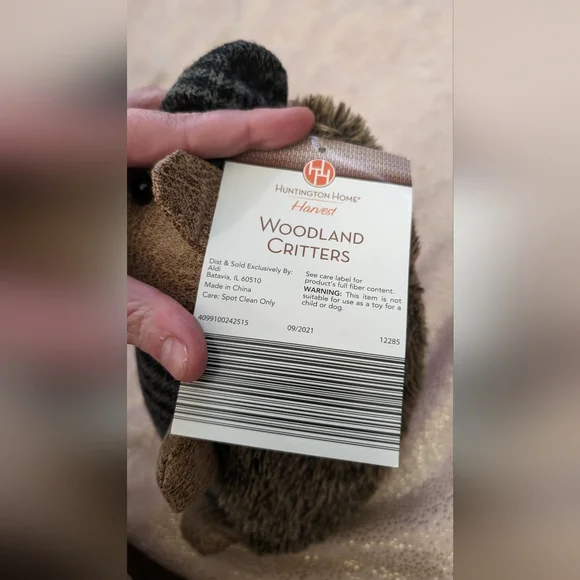 Woodland Critter Door Stop NWT - Picture 4 of 5